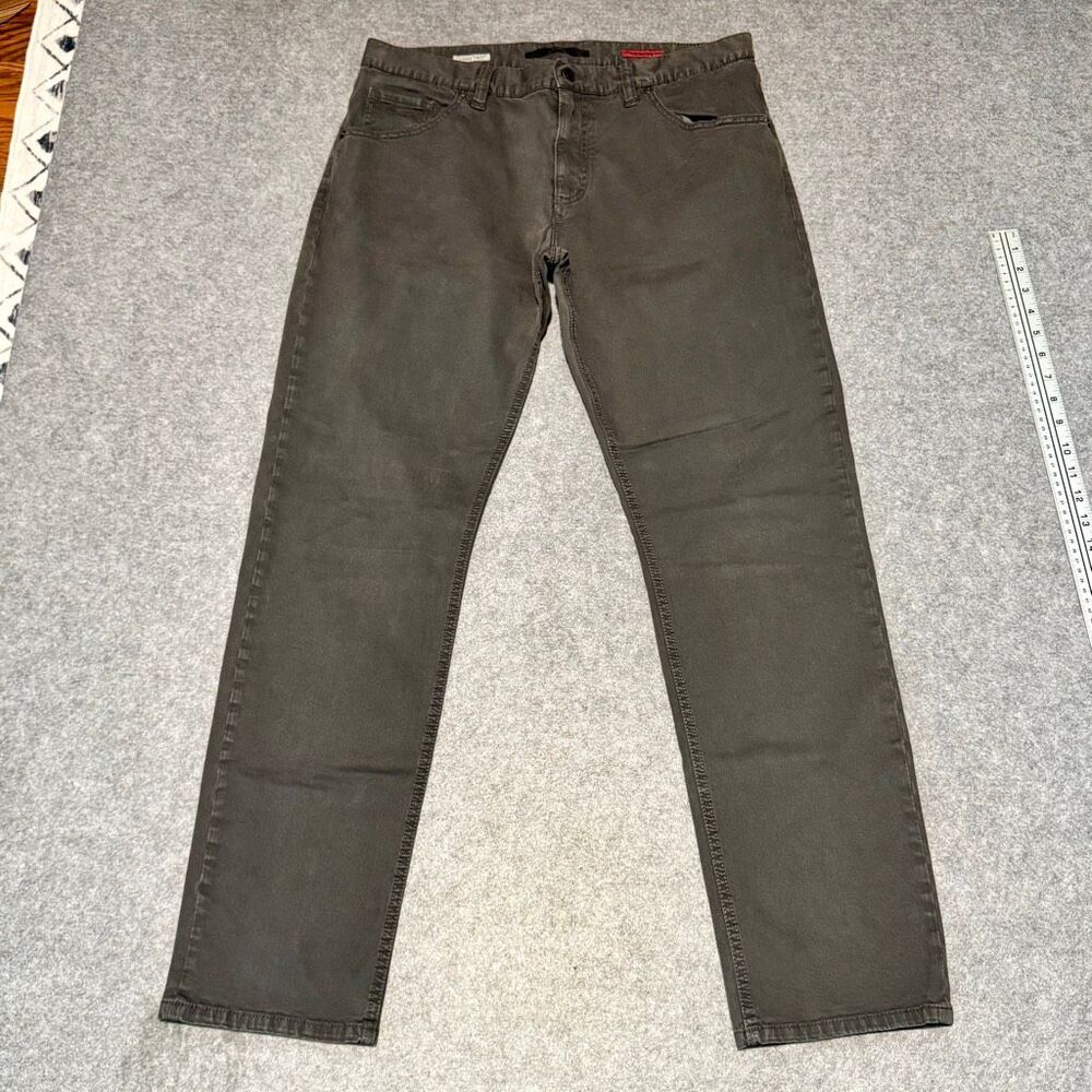 Alberto T400 DS Broken Twill Chinos in Stone color. Size 35.